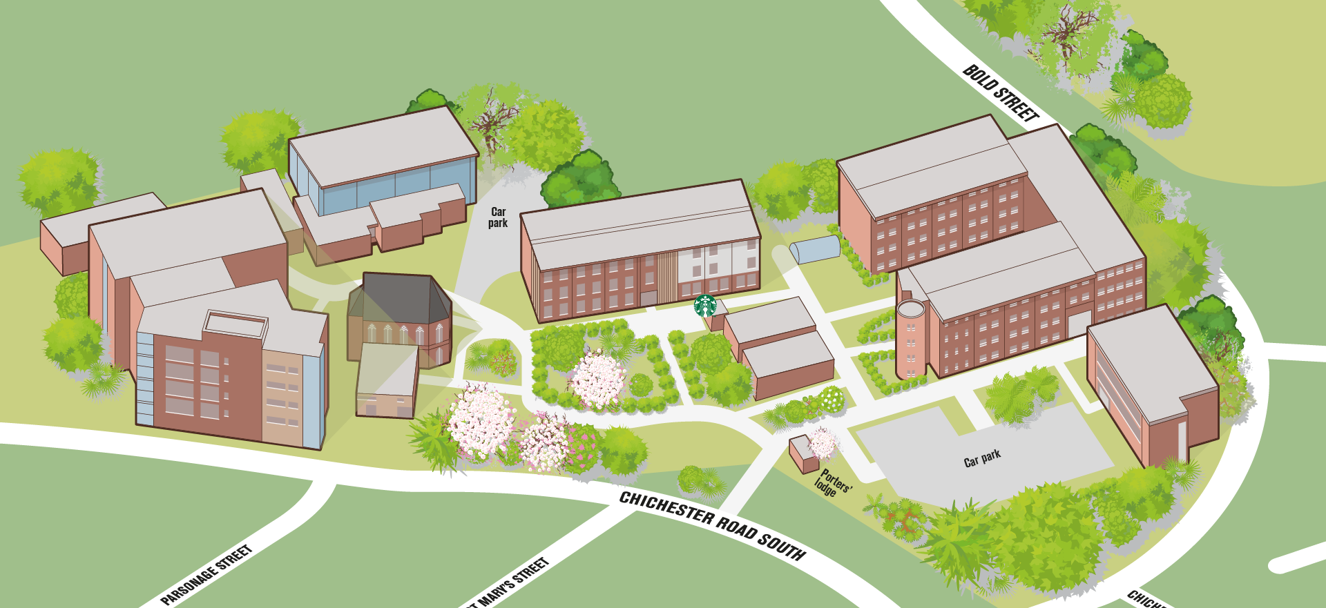 Loreto Campus Map