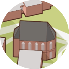 Illustration of the Our Lady's Chapel at Loreto College Manchester